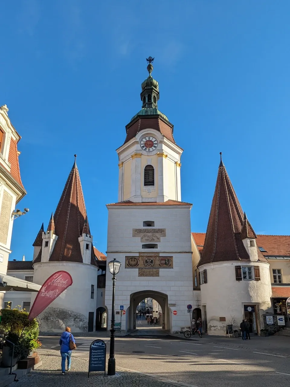 Steiner Tor: The entrance to the historic centre of Krems.